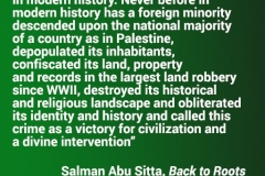 Salman Abu Sitta on the Nakba